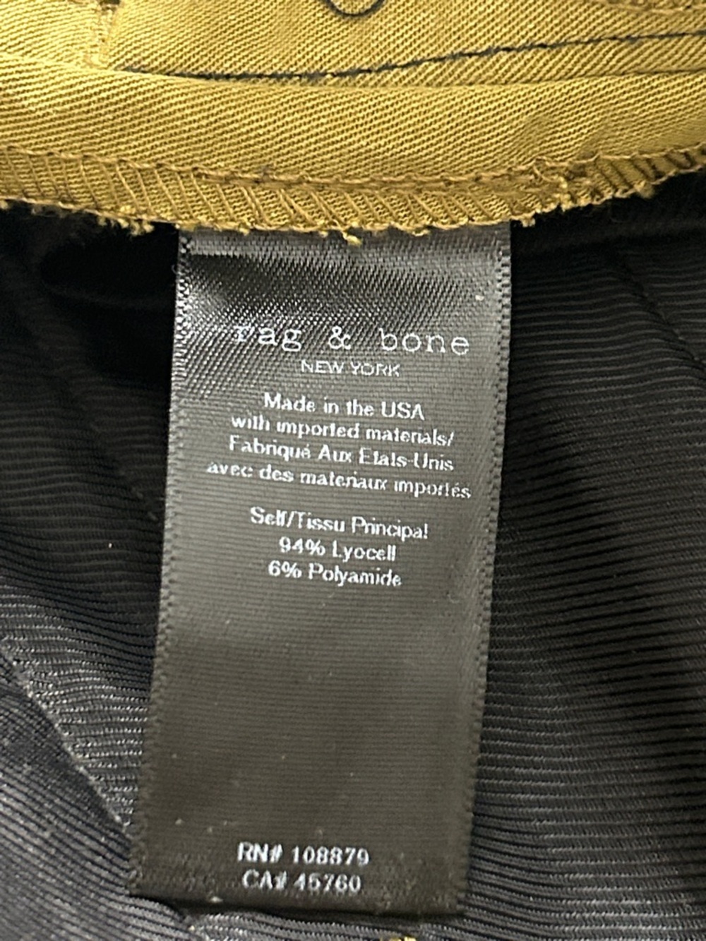 Rag & Bone Tilda Olive Cargo Pants Size 8 - Picture 4 of 12